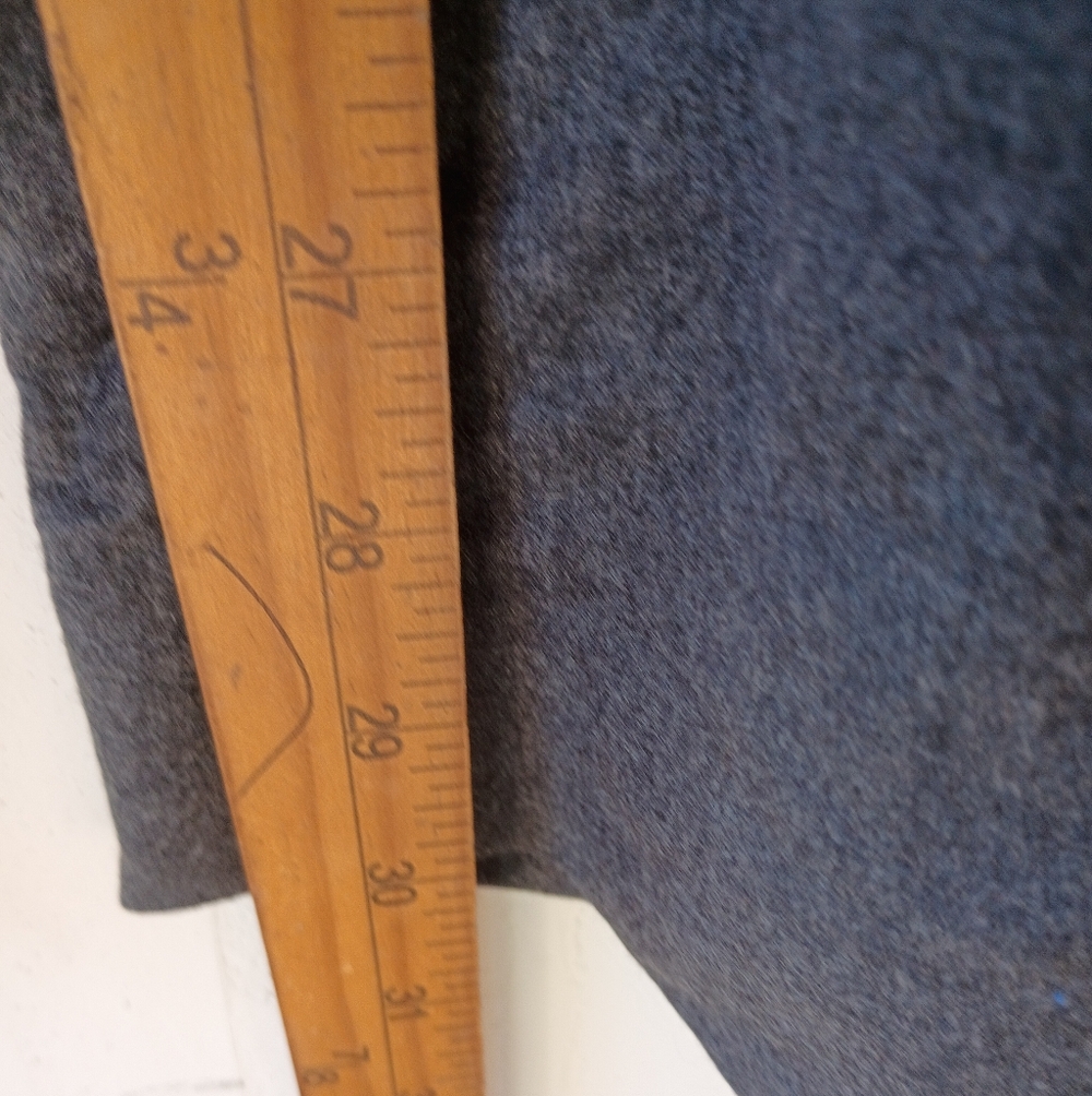 Talbots Windsor Italian Flannel Wool‎ Blend Dress Pants Women Size 10 Gray - Picture 6 of 11
